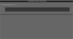 Desktop Screenshot of geeksplayinggames.com